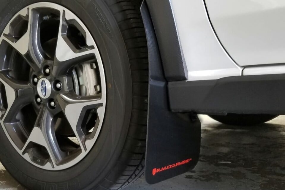 Rally Armor Urethane Mud Flaps Subaru Crosstrek Black W