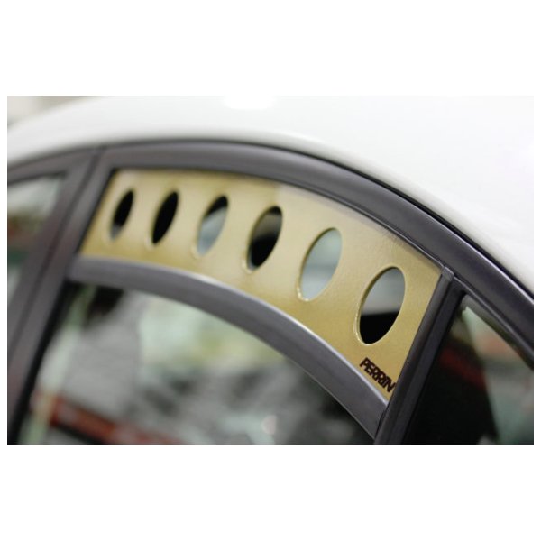 Perrin Performance PSP-BDY-503NY Rear Window Vents Neon Yellow for 2015 Subaru WRX/STI 