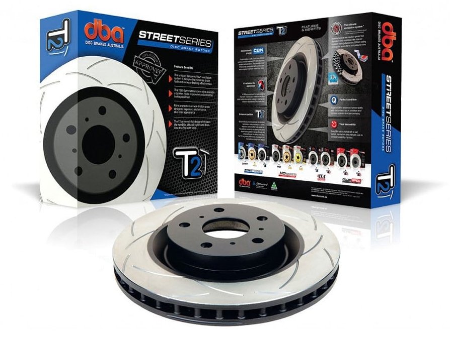 DBA 4000 Series T2 Slotted Front Rotors - 2007-2016 Jeep Wrangler - Touge  Tuning