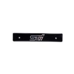 TurboXS License Plate Delete Black STi Logo - 2008-2014 Subaru WRX STi ...