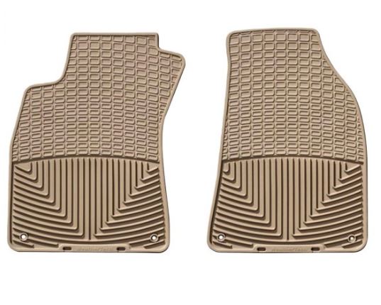 WeatherTech All-Weather 1st Row Tan Floor Mats - 2002-2009 Audi A4 & S4 ...