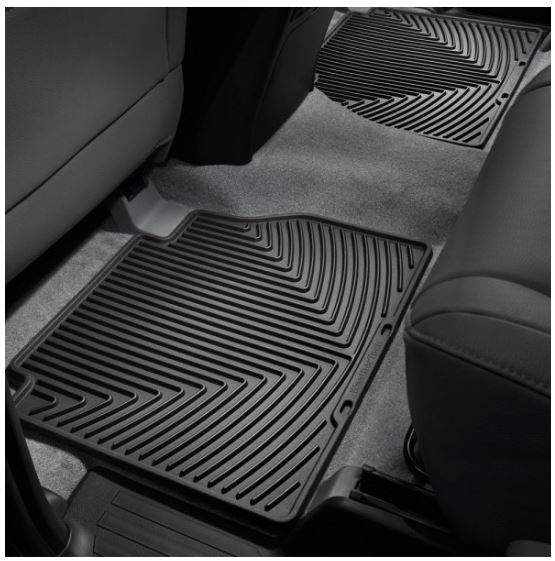 WeatherTech All-Weather 1st And 2nd Row Black Floor Mats - 2008-2011 ...