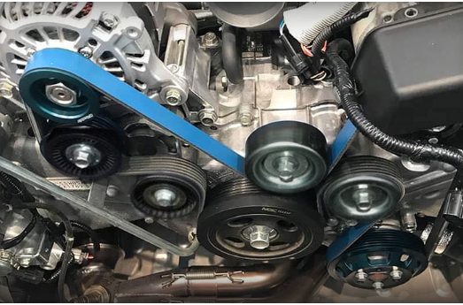 Fit 2012-2014 Subaru BRZ/Toyota FRS 3 Pieces Aluminum Water Pump/Alternator/Crank Pulley Wheel Kit Blue 