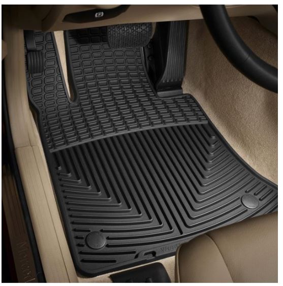 WeatherTech All-Weather 1st and 2nd Row Black Floor Mats - 2013-2015 ...