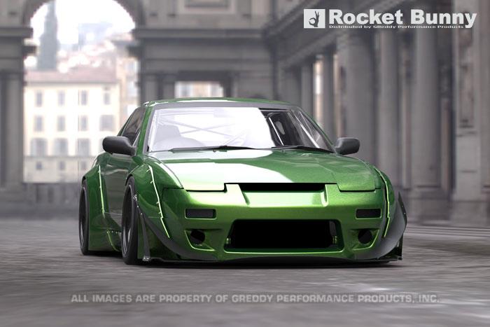 Greddy Rocket Bunny Wide Body Front Bumper 1990 1994 Nissan 240sx Touge Tuning