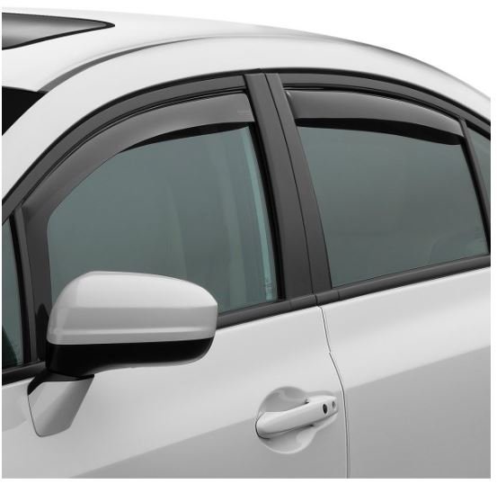 Dark Smoke WeatherTech Custom Fit Rear Side Window Deflectors for Honda Civic Sedan 