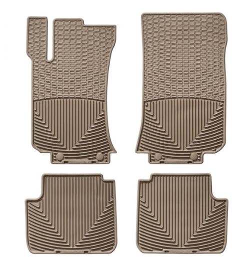 WeatherTech All-Weather 1st and 2nd Row Tan Floor Mats - 2006-2012 ...