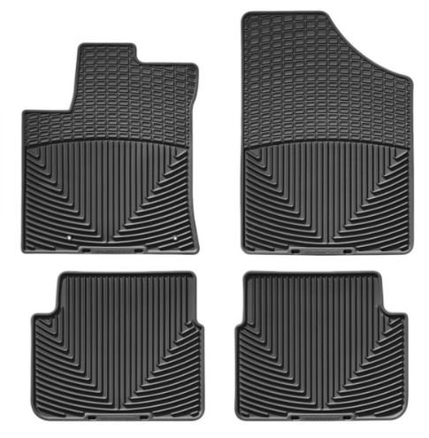 WeatherTech All-Weather 1st and 2nd Row Black Floor Mats - 2009-2013 ...