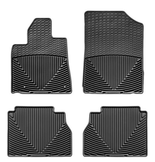 WeatherTech All-Weather 1st and 2nd Row Black Floor Mats - 2008-2011 ...