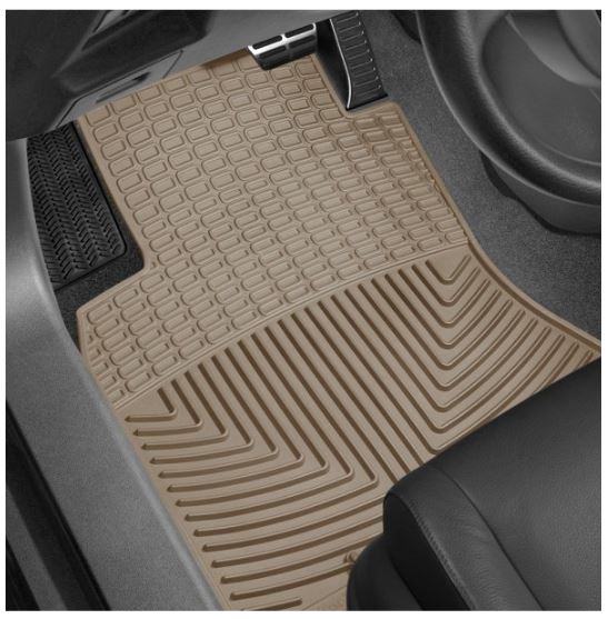 WeatherTech All-Weather 1st and 2nd Row Tan Floor Mats - 2008-2012 ...