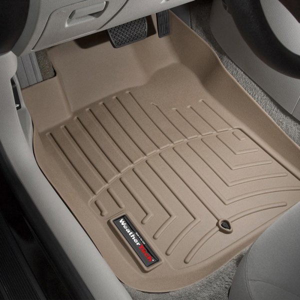 WeatherTech 1st Row Tan Molded Floor Liners - 2005-2010 Chevrolet ...