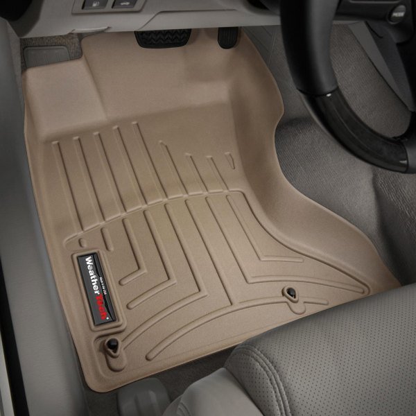 Weathertech 1st Row Tan Molded Floor Liners - 2006-2011 Lexus Gs 