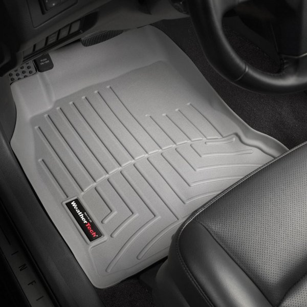 WeatherTech 1st Row Gray Molded Floor Liners - 2003-2008 Infiniti FX35 ...