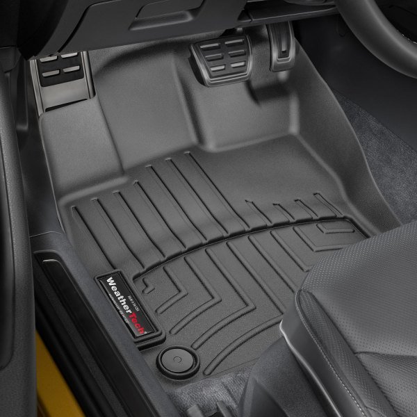 Weathertech 1st Row Black Molded Floor Liners - 2019 Volkswagen Arteon 