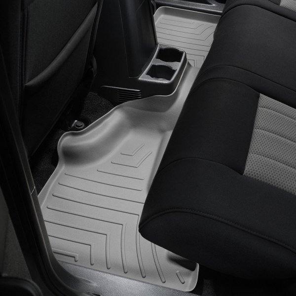 WeatherTech 2nd Row Gray Molded Floor Liners 20082012 Jeep Liberty