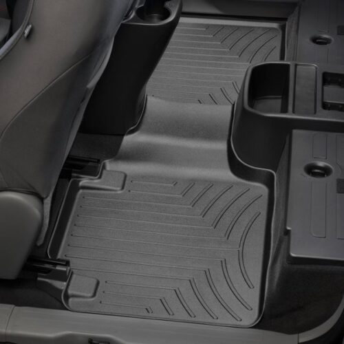 WeatherTech 2nd Row Black Molded Floor Liners - 2012-2019 Toyota Tacoma ...