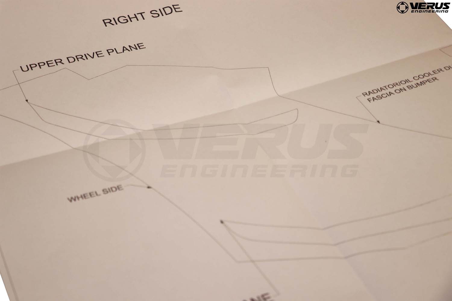 Evasive Motorsports: Verus Engineering Dive Plane (Canard) Kit - Ford Focus  RS MK3