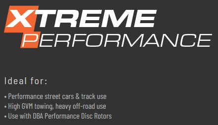 DB1838XP 1 set x DBA Xtreme Performance Brake Pad FOR TOYOTA TUNDRA _K5_