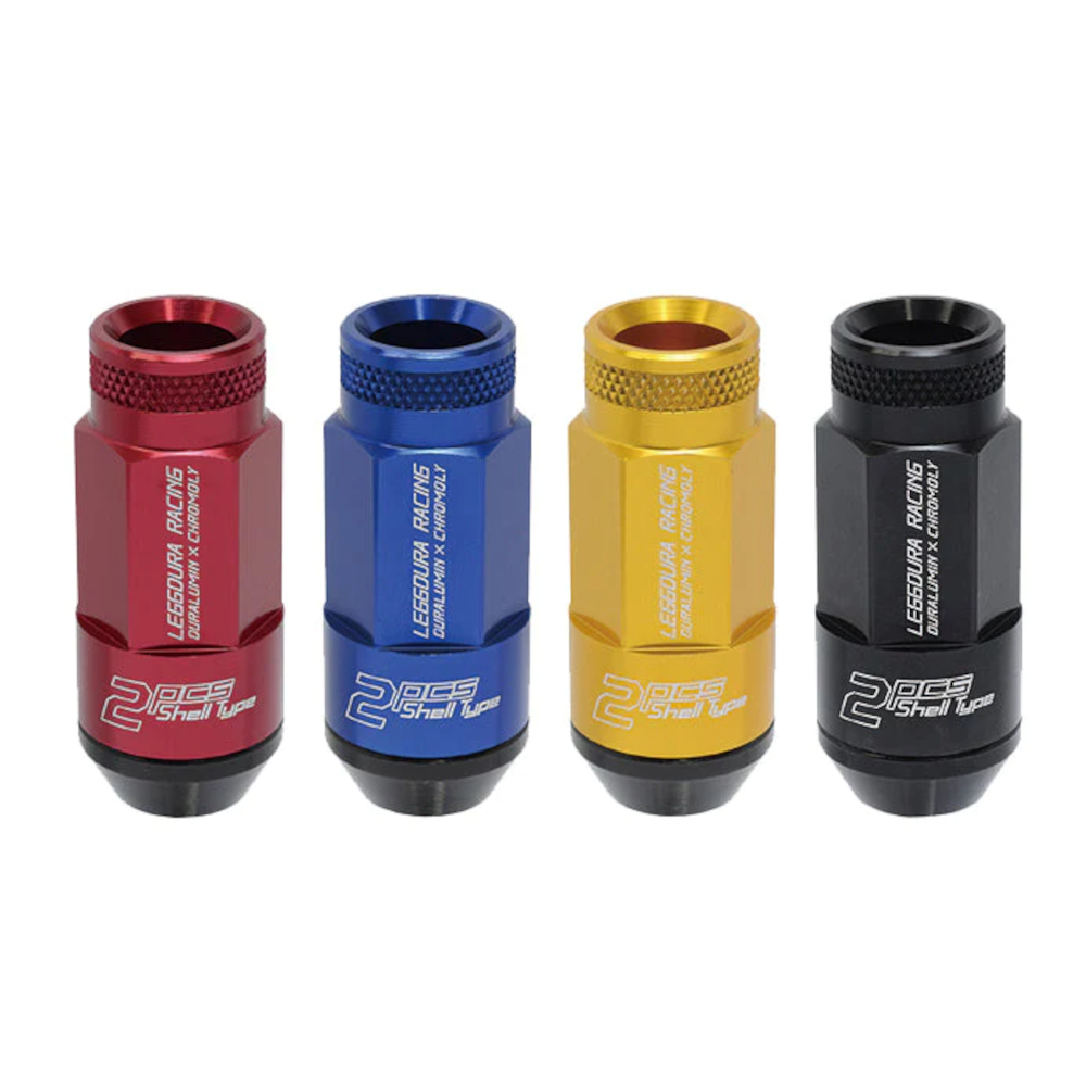 Project Kics Leggdura Racing Shell Lug Nuts - 53mm Open Ended 