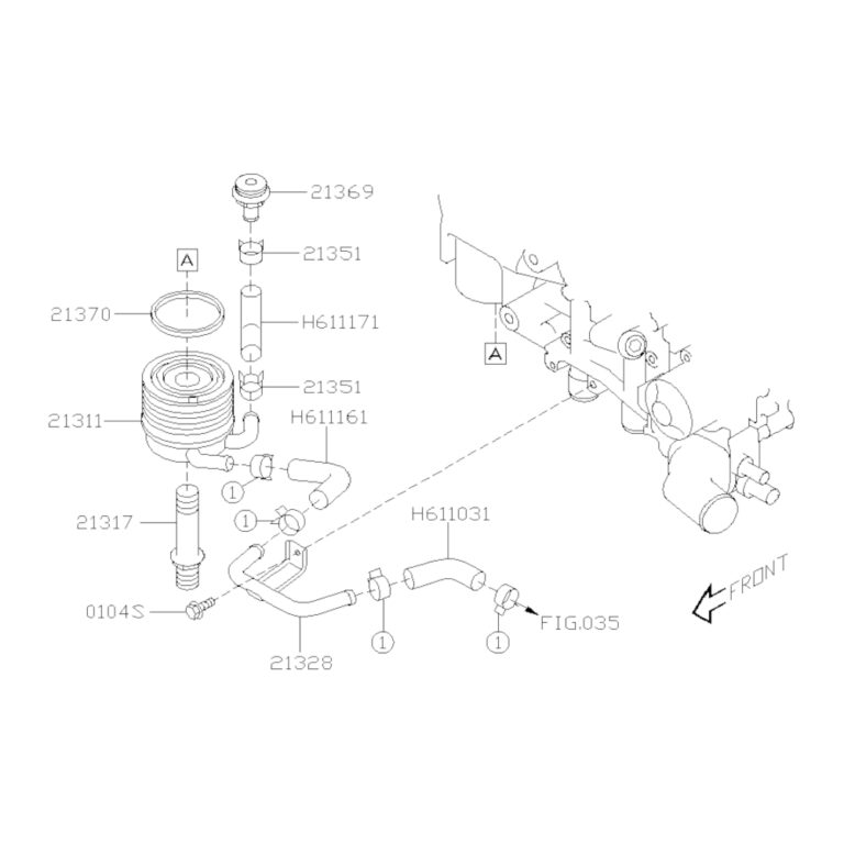 Subaru OEM STi Oil Cooler Kit - 2008-2014 Subaru WRX, 2009-2013 ...