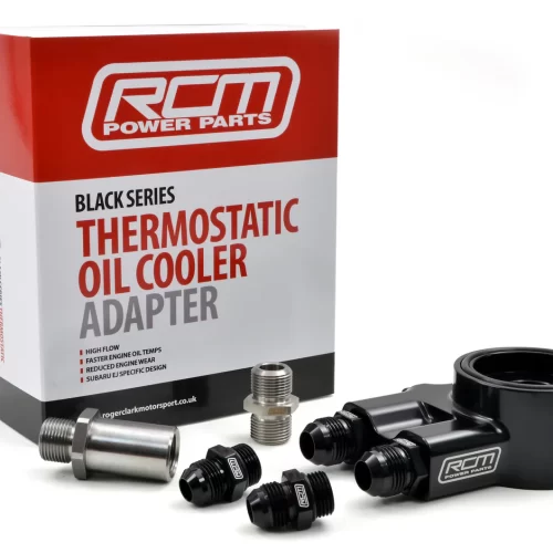 RCM Black Series Thermostatic Oil Sandwhich Plate -  1992-2014 Turbo EJ Engines