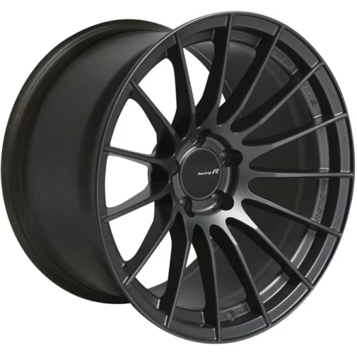 Enkei RS05RR 18x10" +32mm 5x112 66.5mm Bore Lightweight Racing Wheels - Matte Gunmetal - CLEARANCE