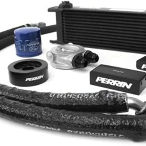 Perrin Thermostatic Oil Cooler Kit - 2015-2021 Subaru WRX - CLEARANCE